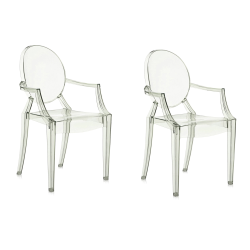 KARTELL set of 2 chairs LOUIS GHOST