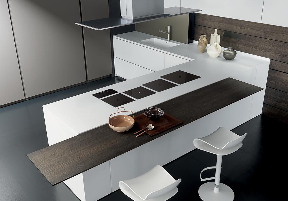 FOSTER induction hob MODULAR SERIES QUADRA with 4 square zones 7365 040