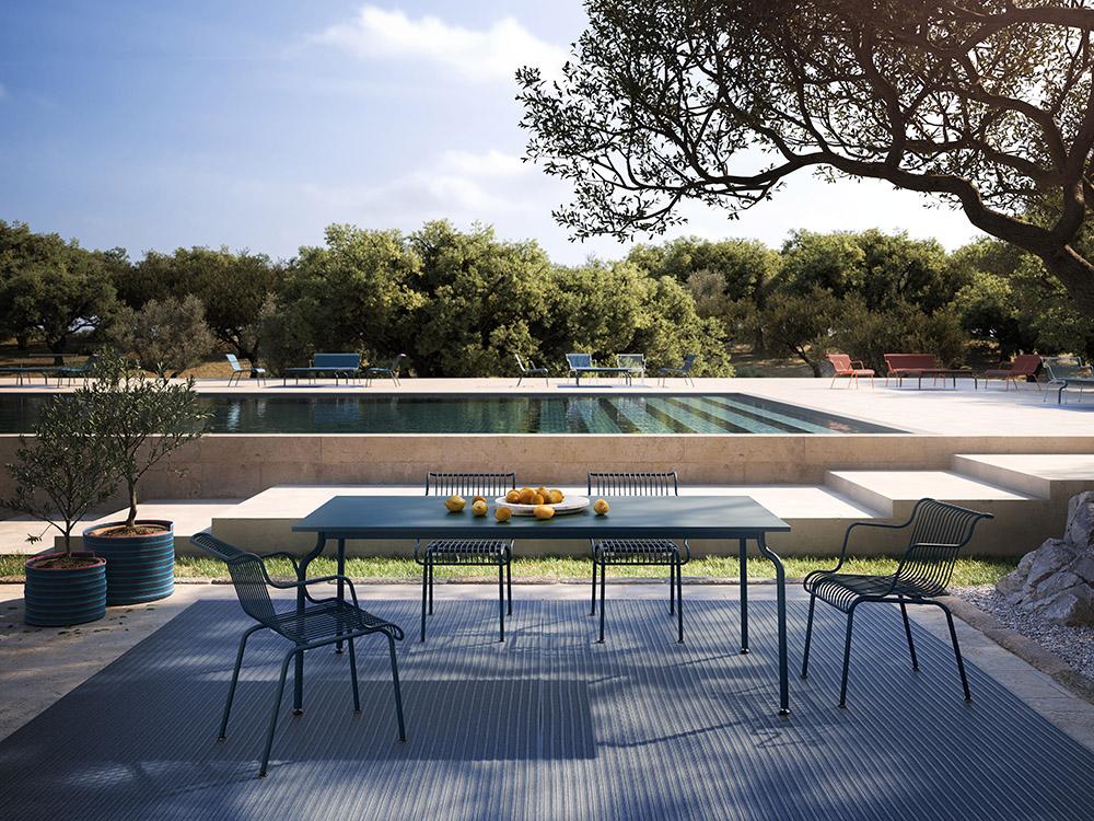 MAGIS set de 2 chaises avec accoudoirs pour l'extérieur SOUTH