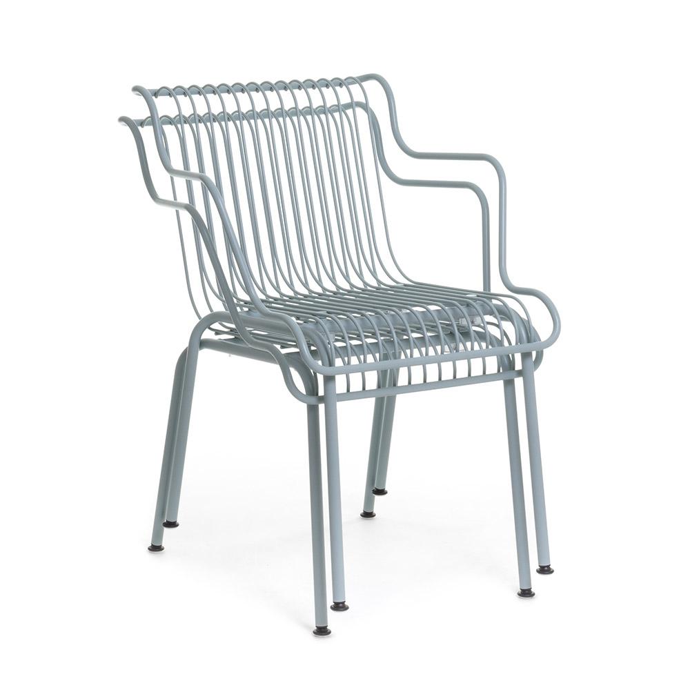 MAGIS set de 2 chaises avec accoudoirs pour l'extérieur SOUTH