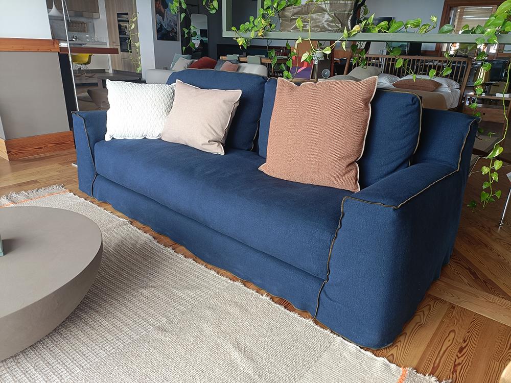 GERVASONI sofa with 3 places LOLL 12