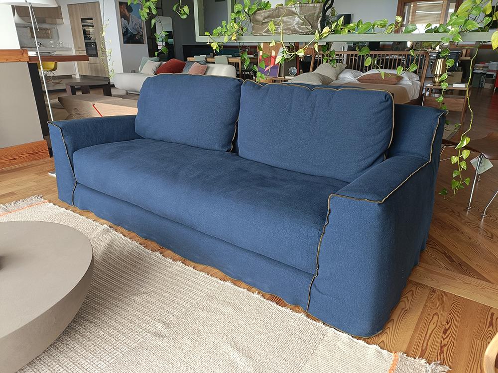 GERVASONI sofa with 3 places LOLL 12