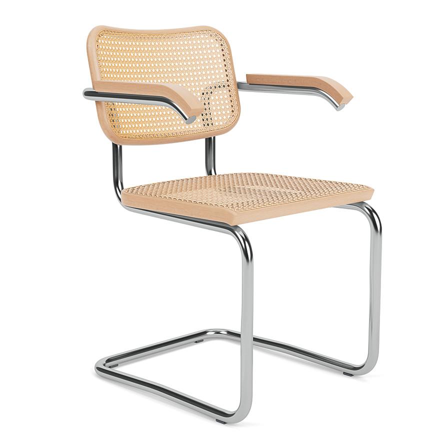 KNOLL chair with arms CESCA by Marcel Breuer