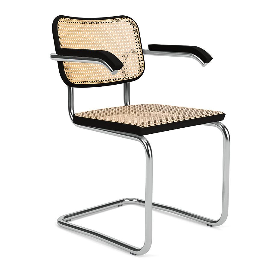 KNOLL set de 4 chaises avec accoudoirs CESCA by Marcel Breuer