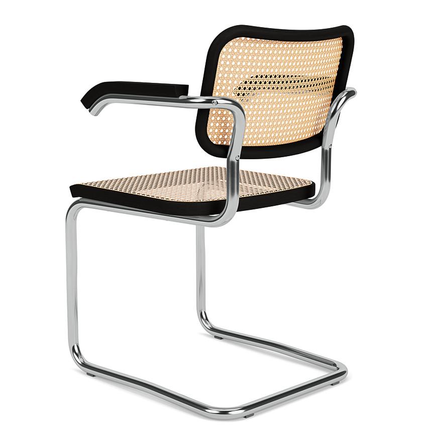 KNOLL set de 4 chaises avec accoudoirs CESCA by Marcel Breuer