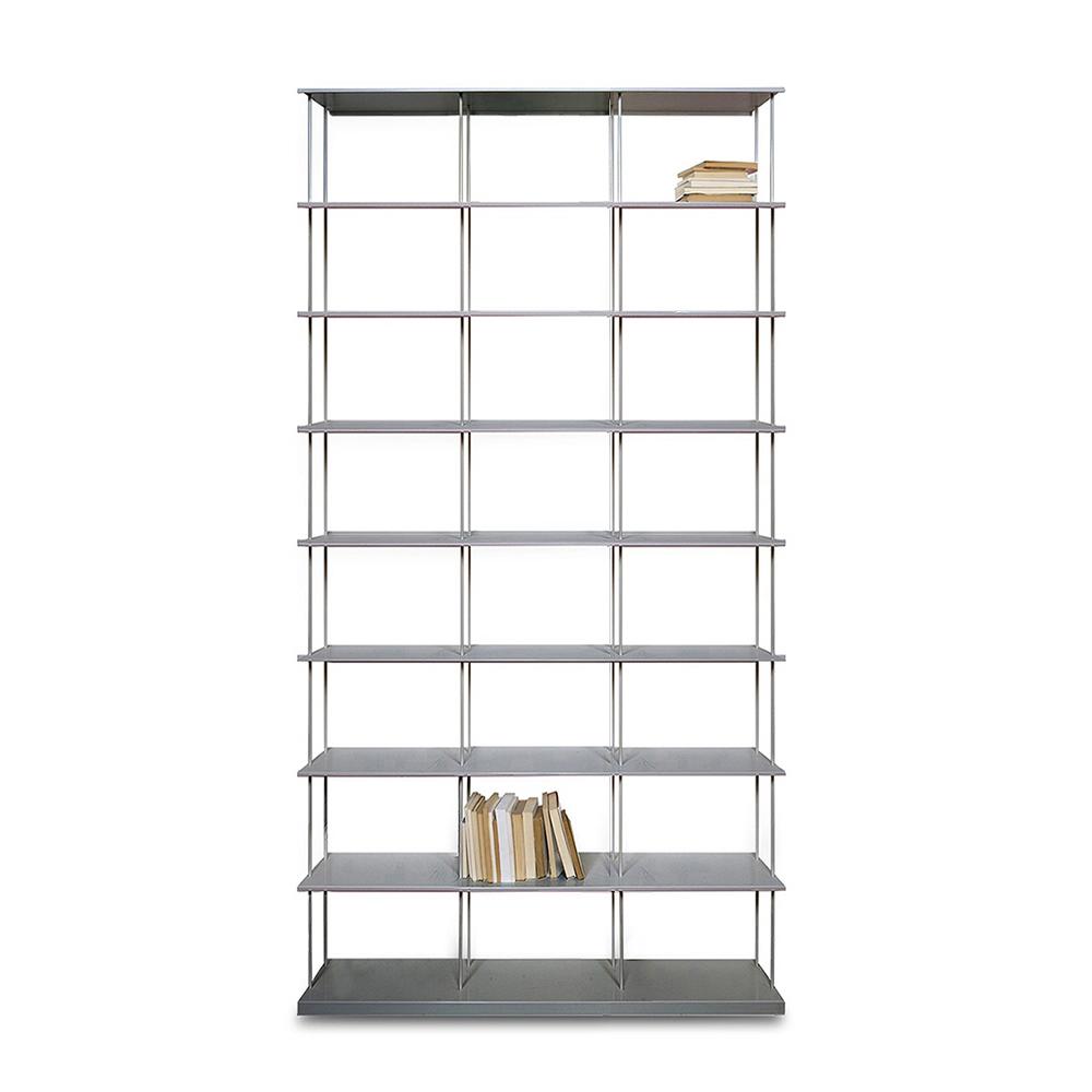 KRIPTONITE wall bookcases KROSSING MIDI 120 x H 203 cm with base for ground support