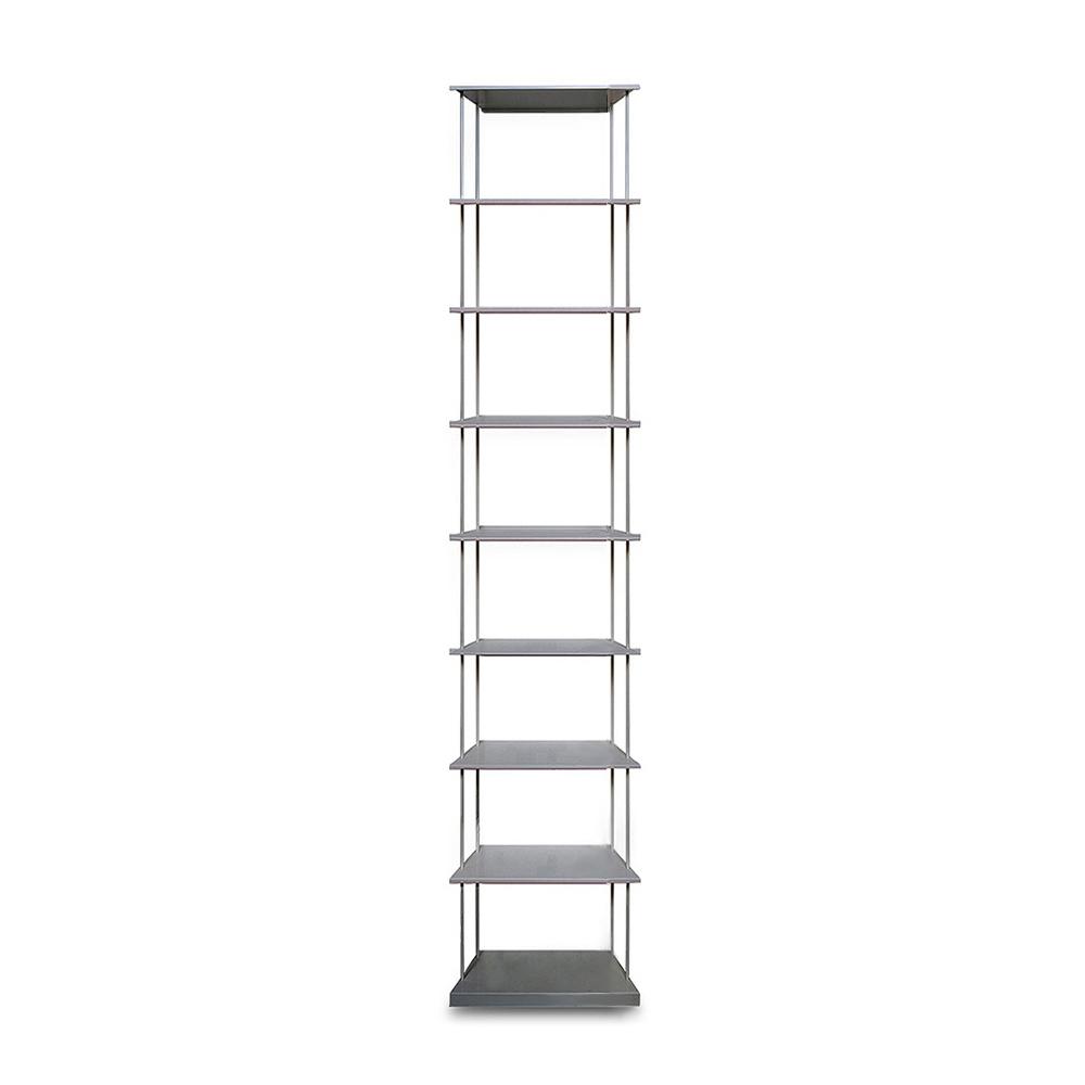 KRIPTONITE bibliothèque murale KROSSING MIDI 40 x H 203 cm avec base pour support au sol