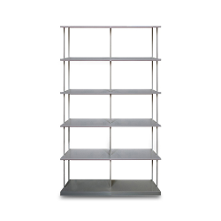 KRIPTONITE bibliothèque murale KROSSING MAXI H 170 cm avec base pour support au sol