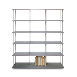 KRIPTONITE bibliothèque murale KROSSING MAXI H 170 cm avec base pour support au sol