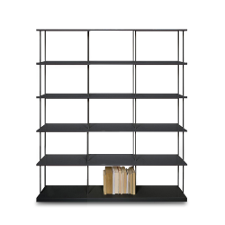 KRIPTONITE bibliothèque murale KROSSING MAXI H 170 cm avec base pour support au sol