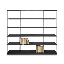 KRIPTONITE bibliothèque murale KROSSING MAXI H 170 cm avec base pour support au sol