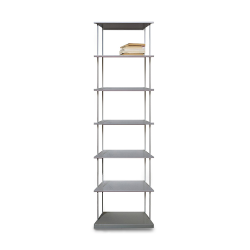 KRIPTONITE bibliothèque murale KROSSING MAXI H 203 cm avec base pour support au sol
