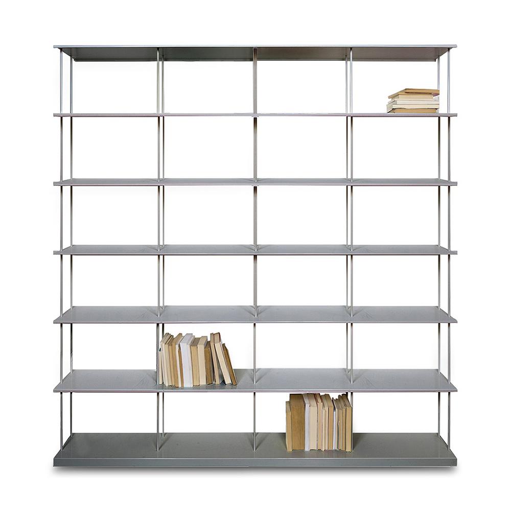 KRIPTONITE bibliothèque murale KROSSING MAXI H 203 cm avec base pour support au sol