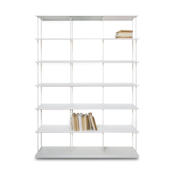 KRIPTONITE bibliothèque murale KROSSING MAXI H 203 cm avec base pour support au sol