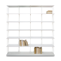 KRIPTONITE bibliothèque murale KROSSING MAXI H 203 cm avec base pour support au sol