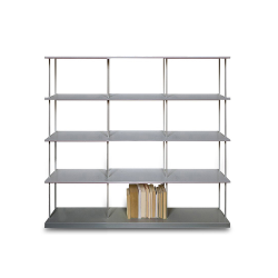 KRIPTONITE bibliothèque murale KROSSING MAXI H 137 cm avec base pour support au sol