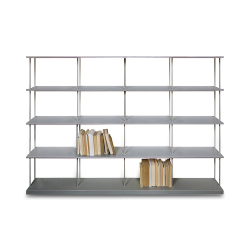 KRIPTONITE bibliothèque murale KROSSING MAXI H 137 cm avec base pour support au sol