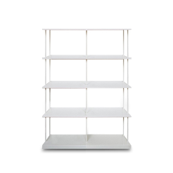 KRIPTONITE bibliothèque murale KROSSING MAXI H 137 cm avec base pour support au sol