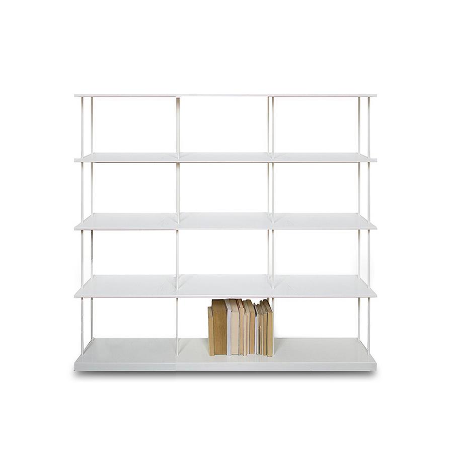 KRIPTONITE bibliothèque murale KROSSING MAXI H 137 cm avec base pour support au sol