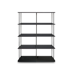 KRIPTONITE bibliothèque murale KROSSING MAXI H 137 cm avec base pour support au sol