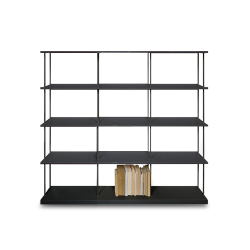 KRIPTONITE bibliothèque murale KROSSING MAXI H 137 cm avec base pour support au sol
