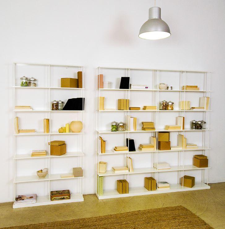 KRIPTONITE bibliothèque murale KROSSING MAXI H 161 cm avec base pour support au sol