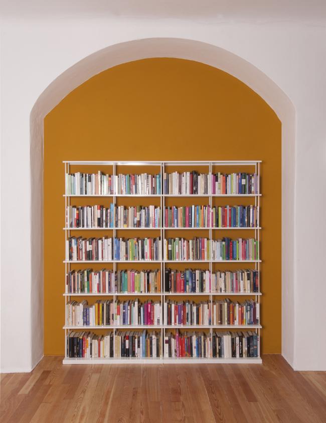 KRIPTONITE bibliothèque murale KROSSING MAXI H 161 cm avec base pour support au sol