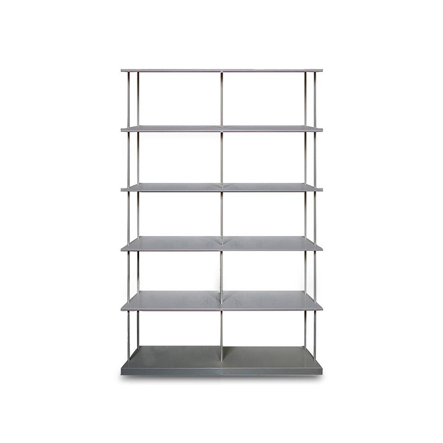 KRIPTONITE bibliothèque murale KROSSING MAXI H 135 cm avec base pour support au sol