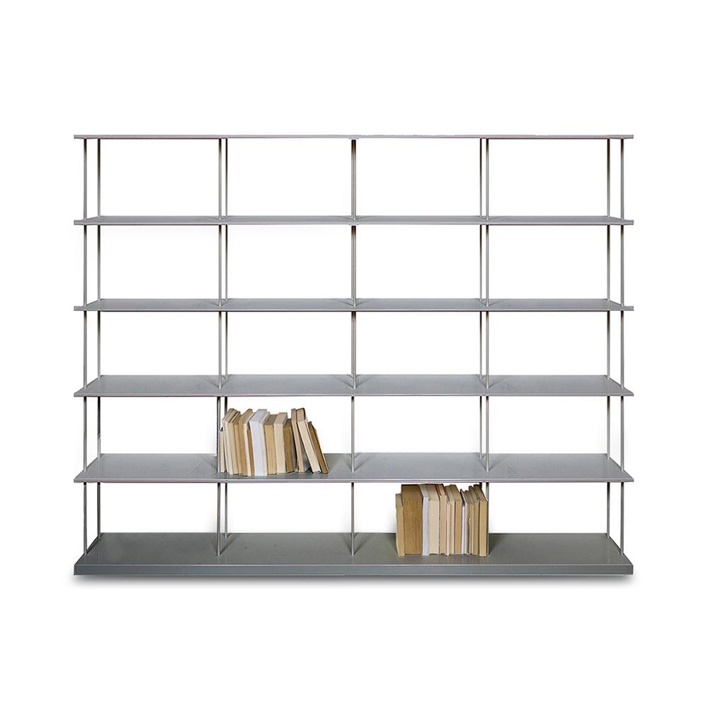 KRIPTONITE bibliothèque murale KROSSING MAXI H 135 cm avec base pour support au sol