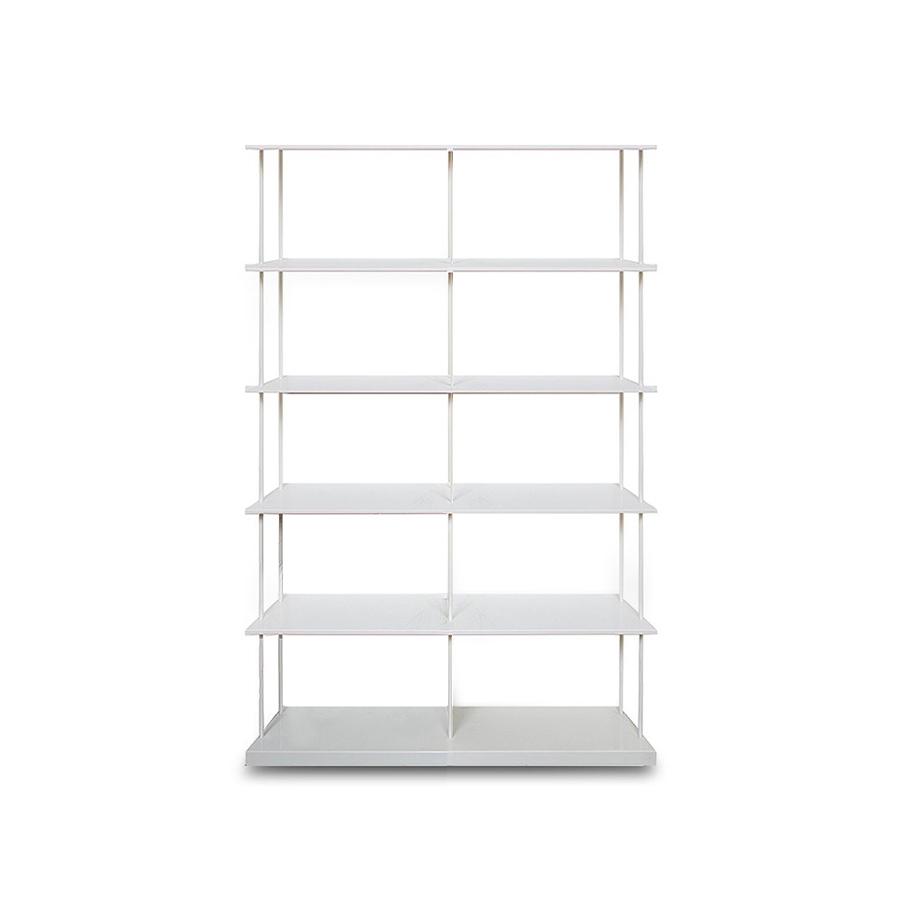 KRIPTONITE wall bookcases KROSSING MAXI H 135 cm with base for ground support