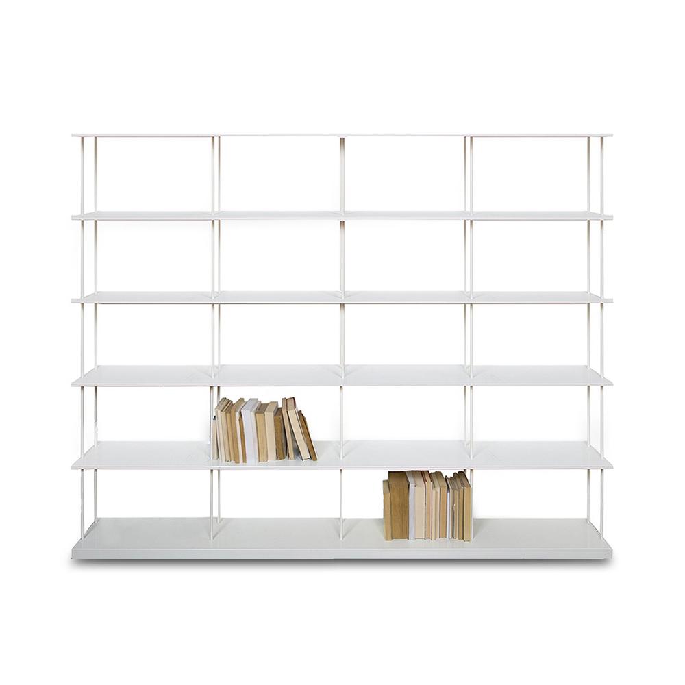 KRIPTONITE wall bookcases KROSSING MAXI H 135 cm with base for ground support
