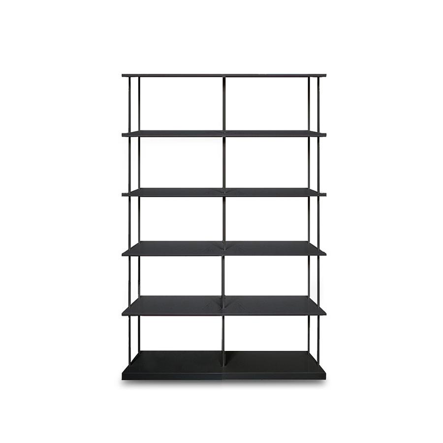 KRIPTONITE bibliothèque murale KROSSING MAXI H 135 cm avec base pour support au sol