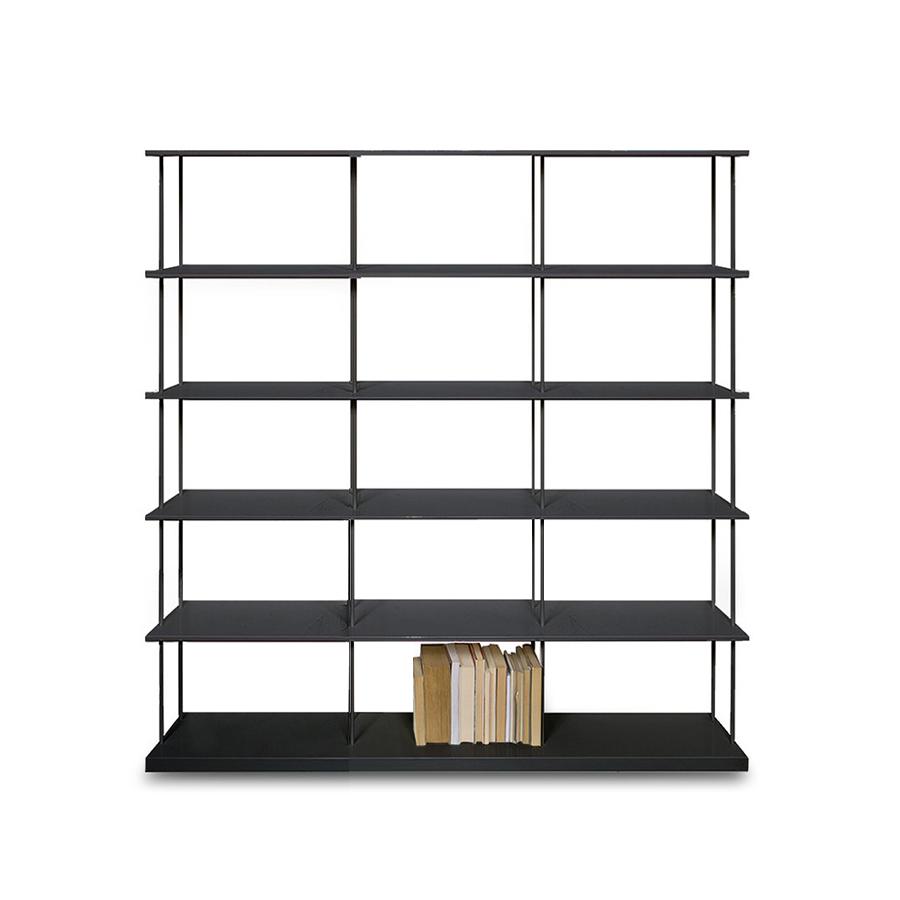 KRIPTONITE bibliothèque murale KROSSING MAXI H 135 cm avec base pour support au sol