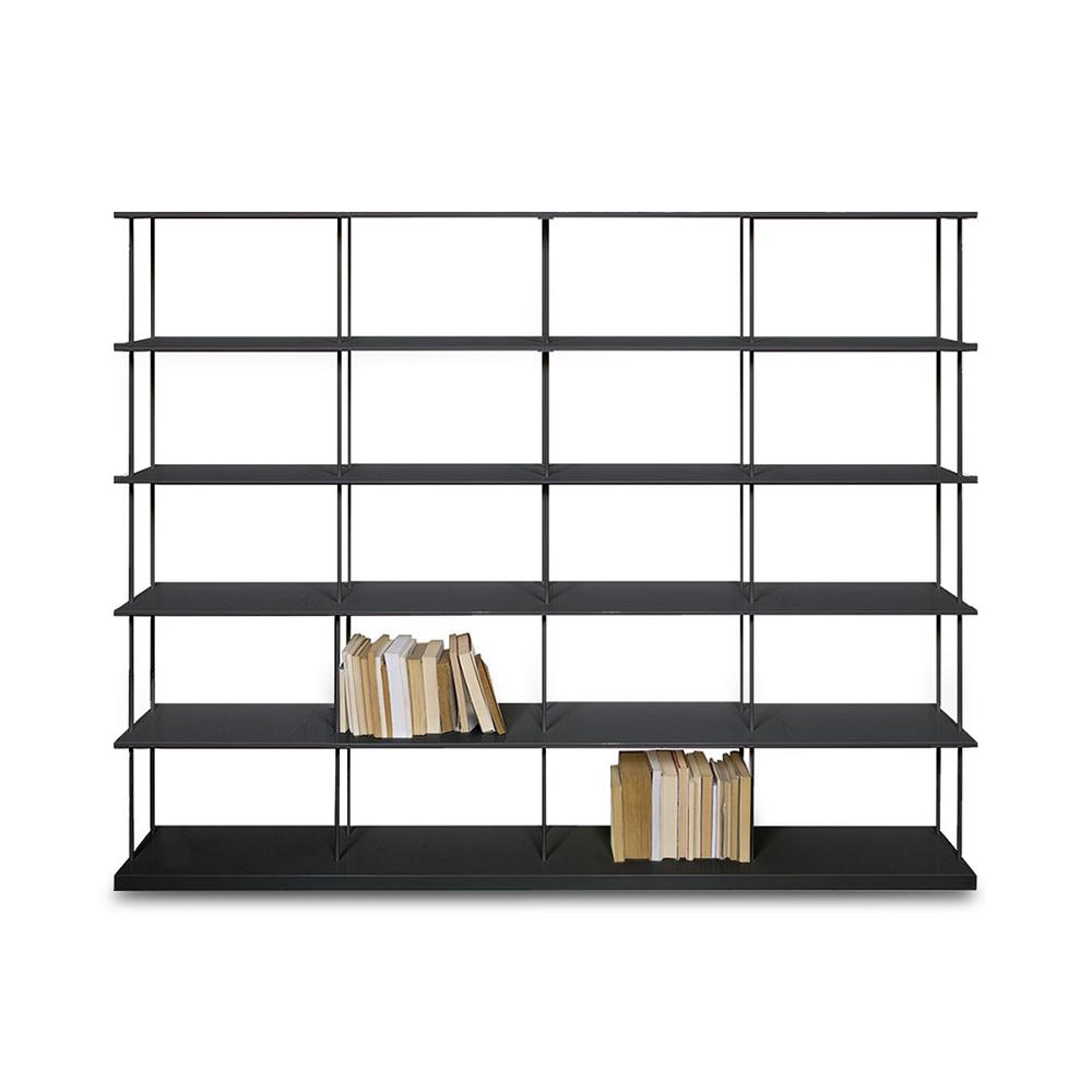 KRIPTONITE bibliothèque murale KROSSING MAXI H 135 cm avec base pour support au sol