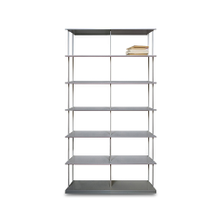 KRIPTONITE bibliothèque murale KROSSING MAXI H 161 cm avec base pour support au sol