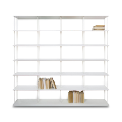 KRIPTONITE bibliothèque murale KROSSING MAXI H 161 cm avec base pour support au sol