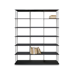 KRIPTONITE bibliothèque murale KROSSING MAXI H 161 cm avec base pour support au sol