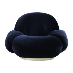GUBI fauteuil avec accoudoirs PACHA LOUNGE CHAIR