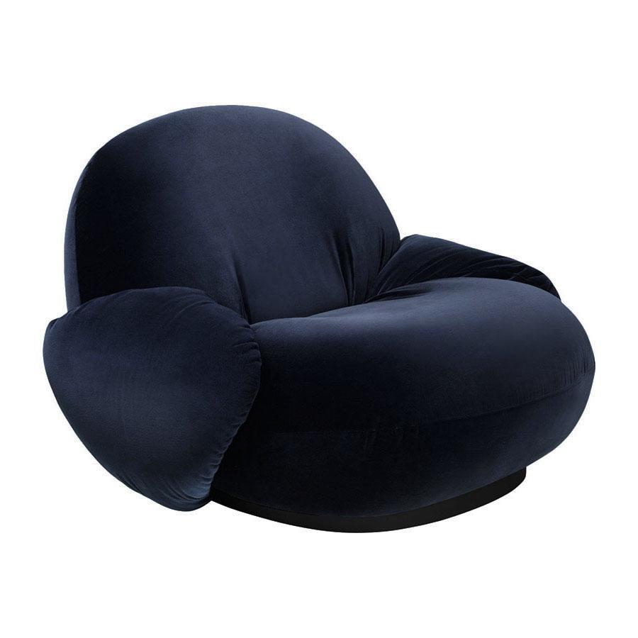 GUBI armchair with armrest PACHA LOUNGE CHAIR
