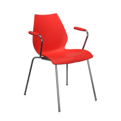 KARTELL set of 2 chairs with arms MAUI