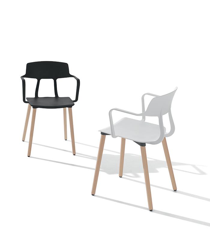 ET AL chaise avec accoudoirs SNAP 1106