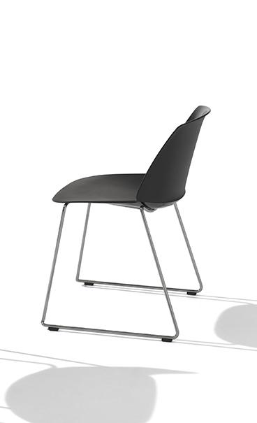 ET AL set de 4 chaises sur luges CLASSY 1083