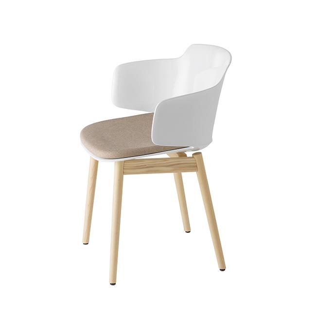 ET AL set de 2 chaises avec assises rembourrées avec accoudoirs CLASSY 1096n