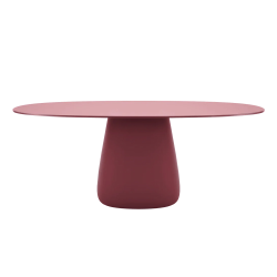 QEEBOO table pour l'extérieur COBBLE avec le plateau en HPL 190 cm