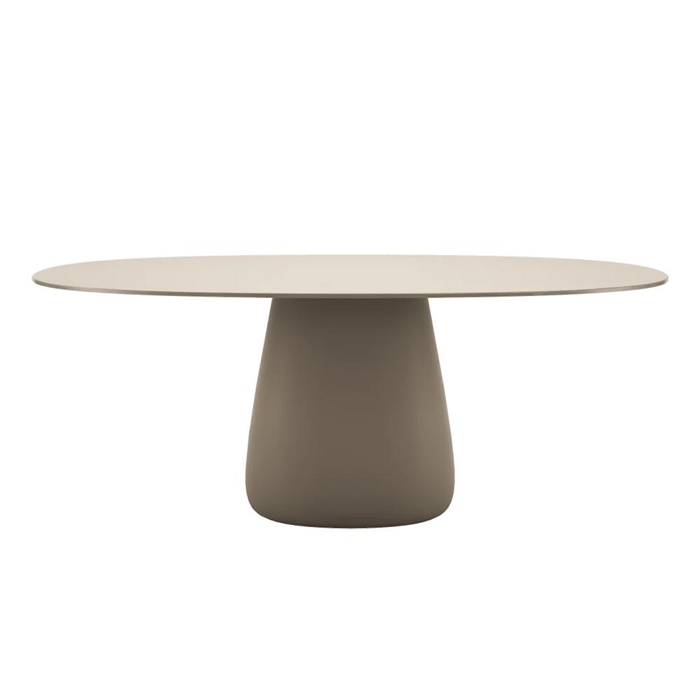 QEEBOO table pour l'extérieur COBBLE avec le plateau en HPL 190 cm