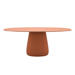 QEEBOO table pour l'extérieur COBBLE avec le plateau en HPL 190 cm