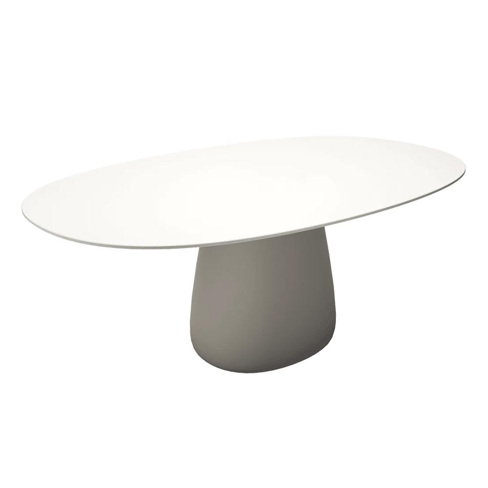 QEEBOO table pour l'extérieur COBBLE avec le plateau en HPL 190 cm