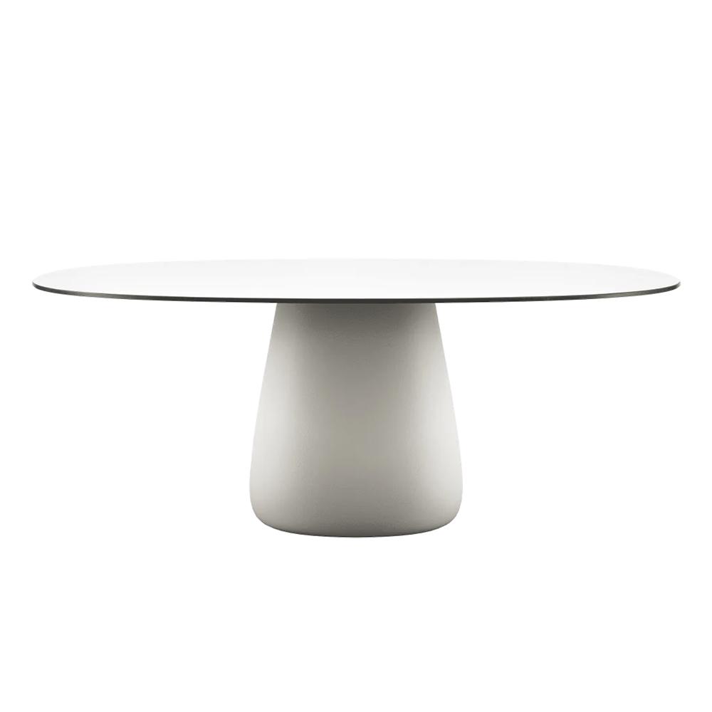 QEEBOO table pour l'extérieur COBBLE avec le plateau en HPL 190 cm