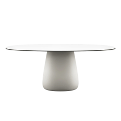 QEEBOO table pour l'extérieur COBBLE avec le plateau en HPL 190 cm