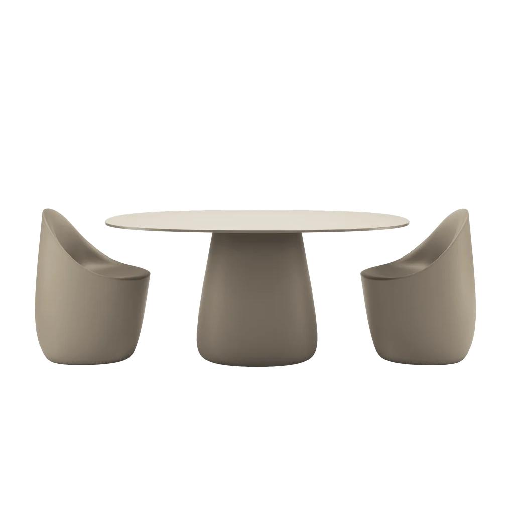 QEEBOO outdoor table COBBLE table top HPL 160 cm